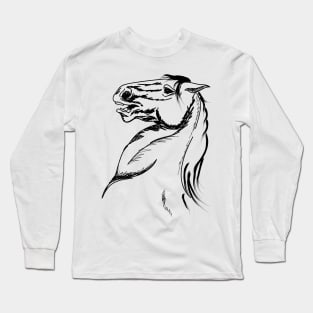 Rearing Horse Long Sleeve T-Shirt